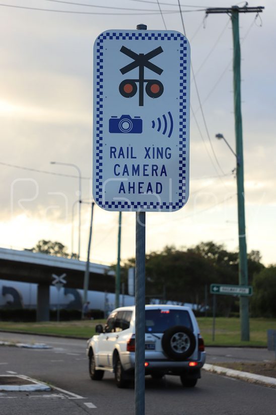 Level crossing safety camera