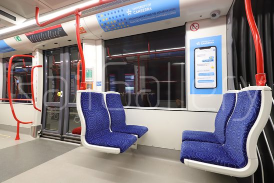 Transport Canberra - Canberra Metro light rail - Urbos interior