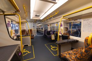 Standard gauge V/Locity interior | RailGallery